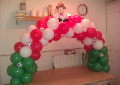 Ballonvouwen tafeldecoratie